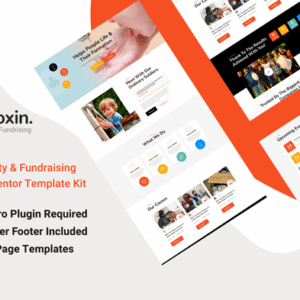 Givoxin â€“ Charity Elementor Template Kit