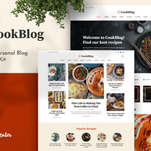 CookBlog â€“ Food & Personal Blog Elementor Template Kit