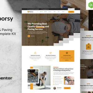 Floorsy â€“ Flooring & Paving Services Elementor Template Kit