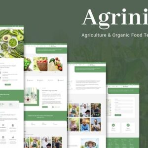 Agrinice - Agriculture & Organic Food Elementor SiteKit Pro